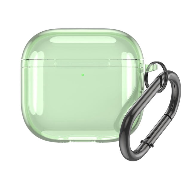 Étui TPU pour AirPods 4 - Coque de Protection Transparente avec Boucle