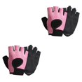 thumbnail image 3 of Wweixi 1 Pair Sports Gloves Portable Outdoor Cycling Breathable Shock Absorption Mitts Elastic Nonslip Riding Protection Mittens Pink L 2PCS, 3 of 6