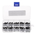 thumbnail image 2 of 100pcs Rod Repair Kit Mixed Size Fishing Rod Eye Rod Guides Line Ring Tips 2.1-3.0mm, 2 of 9