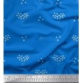 thumbnail image 1 of Soimoi Rayon Fabric Dot & Floral Artistic Decor Fabric Printed Yard 42 Inch Wide, 1 of 5