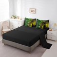 thumbnail image 3 of Erosebridal Abstract Ombre Bedding Full Size, Futuristic Striped Bed in a Bag Full size, Geometry Honeycomb Decor, Reversible, 3 of 5