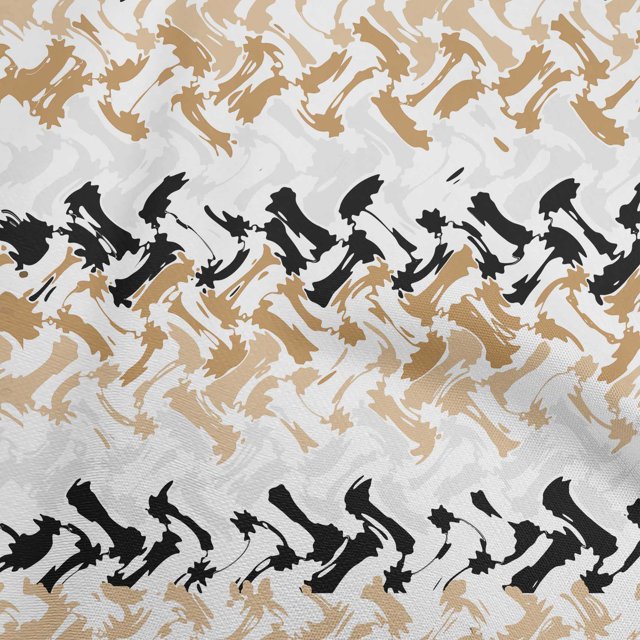 oneOone Silk Tabby White Fabric Geometric Sewing Material Print Fabric By The Yard 42 Inch Wide-94