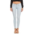 thumbnail image 1 of Cover Girl Jeans Juniors Low Rise Waisted Butt Shaping Skinny Grey Jeans Size 15, 1 of 7