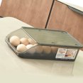 thumbnail image 3 of Plastic Egg Storage Box Plastic Automatic Rolling Transparent Thickened Grooved Egg Storage Container for Refrigerator Kitchen, 3 of 5