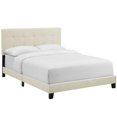 thumbnail image 4 of Modway Amira Full Modern Upholstered Polyester Fabric Bed in Beige, 4 of 8