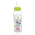 thumbnail image 2 of Nûby Standard Neck Printed Plastic Infant Bottles with Soft Silicone Non-Drip Nipple 8 oz, 2 of 4
