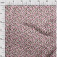 thumbnail image 3 of oneOone Viscose Jersey Light Gray Fabric Asian Suzani Craft Projects Decor Fabric Printed By The Yard 60 Inch Wide, 3 of 5