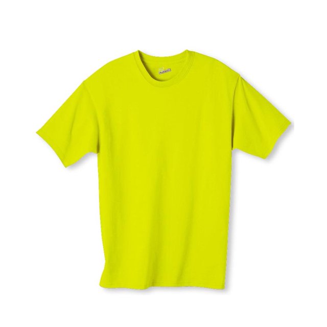 Hanes 5250 T-Shirt Sans Étiquette Taille 5TG, Vert Sécurité
