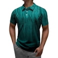 thumbnail image 1 of BOBOGOJP Polo en Coton Ajusté pour Homme à Manches Courtes Polo Classique Core (Vert Menthe, TG), 1 of 4