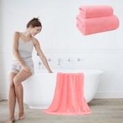 Suncoda Soft Linen 2 Pc Towel Set 1 Bath Towel 1 Washcloth Towels for Bathroom Towel Set for Adults-Highly Absorbent and Towel Set, Camping Essentials and Beach Essentials