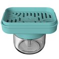 thumbnail image 1 of Kitchen Dish Soap Dispenser Manual Press Liquid Soap Pump Dispenser Refillable Storage Container, 1 of 6