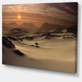 thumbnail image 2 of Beautiful Brown Fantasy Terrain - Landscape Canvas Art Print, 2 of 4