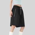 thumbnail image 4 of TMOYZQ Shorts de Randonnée pour Femmes Légers à Séchage Rapide Shorts de Golf Résistants à l'Eau avec Poches à Fermeture Éclair, 4 of 5