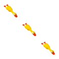 thumbnail image 3 of Transemion Squeaky Dog Toy Joy And Entertainment To Furry Friend Yellow And High Elastic Red bill duck 3Set, 3 of 6