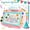 pink, variant on EIGTHTAIL Magnetic Magna Doodle Board Classic Drawing Writing and Sketching Creative Toy with 2 Magnet Stamps Pen and Eraser for Toddlers and Babies