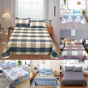 Sentmoon Bed Sheets Pillowcase Bedding Sets Large Size All Season Bedding Sheet Comforters Sets with 2 Pillow Cases 3 Pcs Set Bed Sheets Pillowcases Shrinkage and Fade Resistants Easy Care