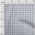 thumbnail image 1 of oneOone Georgette Viscose Fabric Gingham Check Printed Craft Fabric BTY 42 Inch Wide, 1 of 4