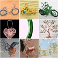 thumbnail image 2 of Aluminum Wire Thickness Bendable Wires Bike Easy to Use Material Thickness Easy Handy Installation Durability Rust-proof for Crafts DIY green, 2 of 9