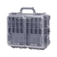 thumbnail image 1 of S SERENABLE Fishing Tackle Box Fishing Accessories Box Multifunctional Storage Organizer Gray, 1 of 9