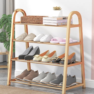 Liquidation! Étagère à Chaussures - Organisateur de Rangement pour Chaussures avec 4 Niveaux d'Étagères en Métal pour Chambre - Garde-Robe - Entrée - Dortoir Offres à Durée Limitée Livraison Aujourd'hui Articles #61