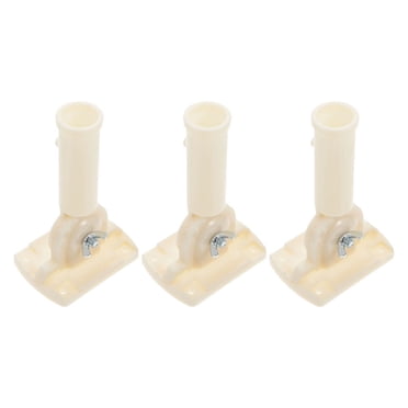 Shisuyan Base de Mât en Plastique 3 Pcs 6.1x3.4x2.4in