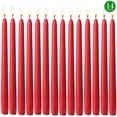 thumbnail image 1 of RKSTN le Pendentif 14 Bougies Coniques Rouges Non Parfumées / Bougies Coulées à la Main 10 Po pour Déco Maison, Réceptions de Mariage, Fêtes Prénatales, Anniversaires, Célébrations, 1 of 6