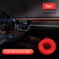 thumbnail image 1 of CEHVOM Car Cold Light Atmosphere Lamp Interior Light Guide Led Atmosphere Lamp EL Luminous Line 5 Meters + Lighter Universal Car Decorative Lamp Clearance, 1 of 2