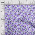 thumbnail image 2 of oneOone Rayon Violet Fabric Fruits Peach Craft Projects Decor Fabric Printed By The Yard 56 Inch Wide, 2 of 4