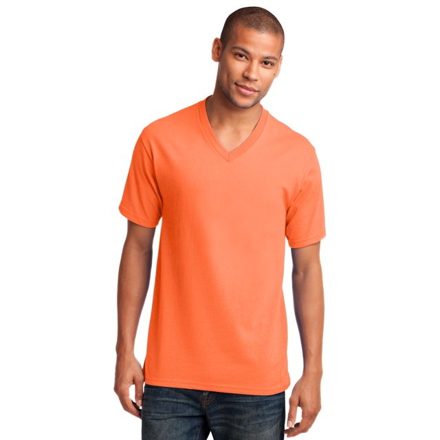 54oz 100% Cotton VNeck TShirt