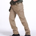 thumbnail image 2 of cllios Pantalon de Randonnée pour Homme Grande Taille Pantalon Cargo à Multiples Poches Pantalon d'Extérieur Imperméable en Ripstop Pantalon de Travail de Randonnée Léger Extensible Noir 4TG, 2 of 6