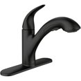 thumbnail image 1 of Medina Single Handle Pull-Out Kitchen Faucet - Black, 1 of 2