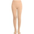 thumbnail image 2 of ORUYROP Women's Solid Colored Opaque Microfiber Footed Tights, 2 of 7