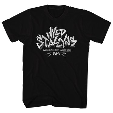 Bill and Ted T-Shirt Noir pour Adulte World Tour