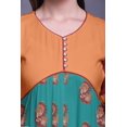 thumbnail image 5 of Bimba Kurti Longue Imprimée pour Femmes Robe Anarkali Indienne Haut Tunique Décontracté, 5 of 5