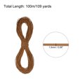 thumbnail image 2 of Uxcell Elastic Cord Heavy Stretch String Rope for Crafting DIY Sewing Hook Straps Camping Tie Down Strap Olive Yellow 1.5mm x 100m, 2 of 5