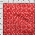 thumbnail image 2 of oneOone Velvet Red Fabric Merry Christmas Craft Projects Decor Fabric Printed By The Yard 58 Inch Wide, 2 of 5