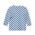 thumbnail image 4 of MeetoTime T-Shirt à Manches 3/4 Rayé Imprimé pour Enfants Col Rond Décontracté Ample Blouses pour Garçons Filles 3-12 Ans, 4 of 4