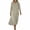 Green, variant on Button-Down Dress For Women, Loose Fit with Pockets and Quarter Sleeves, Long Casual Maxi Dress for Spring and Summer