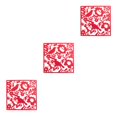 thumbnail image 3 of ZheElen 4piece Lightweight Hanging Divider Screens For Versatile Space Foldable Red Bird Chart 3Set, 3 of 6