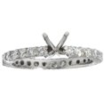 thumbnail image 1 of Bague de Fiançailles Éternité Diamant 14K Or Blanc, 1 of 2