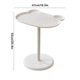 thumbnail image 3 of LSLJS Table de Nuit Mignonne Bear Étagère Mobile Petite Table d'Appoint Table de Chevet Tatami Table à Thé Table Basse de Sofa Petite Table d'Appoint, 3 of 7