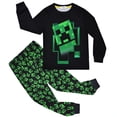 thumbnail image 1 of Kawell Pyjamas pour Garçons 4-15 Ans Enfants Minecraft Vêtements de Nuit, Lot de 2, 1 of 7