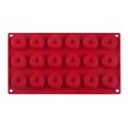 thumbnail image 3 of Moule à Beignes en Silicone Moules à Beignes en Silicone Plateau de Cuisson pour Beignes avec 18 Cavités, 3 of 9
