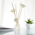 thumbnail image 1 of Oil Diffusers for Home, Reed Diffuser Bottle, Sweet Grace Flower Diffuser, Oil Diffusers with Natural Sticks, Glass Bottle and Scented Oil, Refillable Clear Glass (50ML), 1 of 6