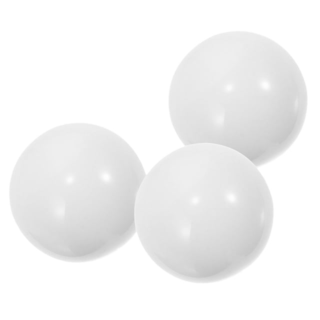 OUNONA Roulette Wheel Beads for Poker Game Prop Made of Resin White Color 18MM