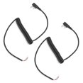 thumbnail image 3 of Ccdes 2PCS 2 Pins 4 Wires Speaker Mic Cable Line Supplies For UV5R For TK370,Spring Cable Line For ,Mic Cable Cord Line, 3 of 8