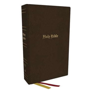 KJV Super Géant Bible de Référence d'Impression, Brun