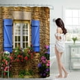 thumbnail image 2 of Shower Curtain 70x70 Inch With 12 Plastic Hooks Waterproof Shower Curtain Bathroom Heavy Side Shower Curtain Machine Washable Quick Dry, 2 of 6