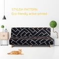 thumbnail image 2 of 2024 2021 New Armless Futon Cover Stretch Folding Sofa Bed Slipcover Polyester Elastic Fabric All-Inclusive Cover Furniture Protector, 2 of 9