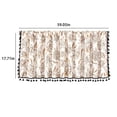 thumbnail image 2 of Valances for Windows Kitchen Curtains - Window Blackout Short Pole Pocket Curtain Panel, Suitable for Small Windows, Bathrooms, Basements Window Curtain Panels, 2 of 7